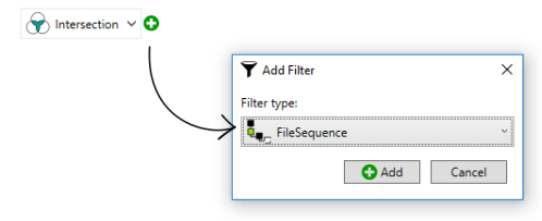 adding the file sequence filter option