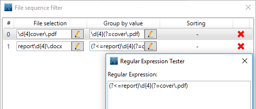 Regular expression to group by